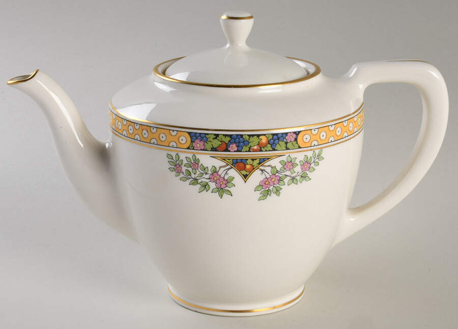The Orchard Shape 1961 Teapot & Lid by Lenox-1