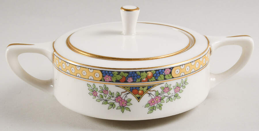 The Orchard Shape 1691 Sugar Bowl & Lid by Lenox-1