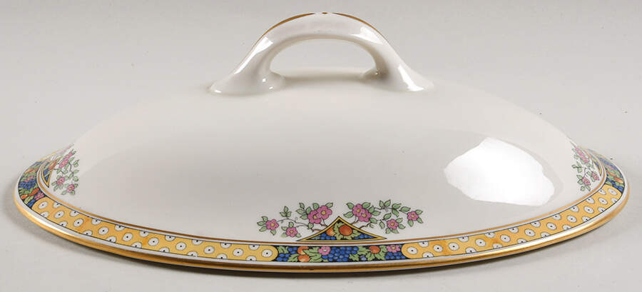 The Orchard Lid for Oval Vegetable by Lenox-1