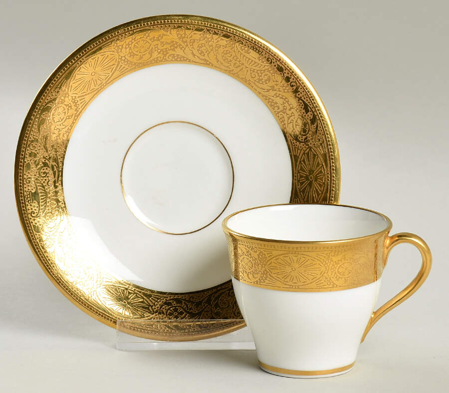 P22 Flat Demitasse Cup & Saucer Set by Lenox-1