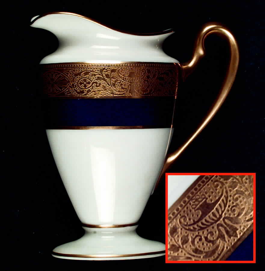 P22K Cobalt Blue Creamer by Lenox-1