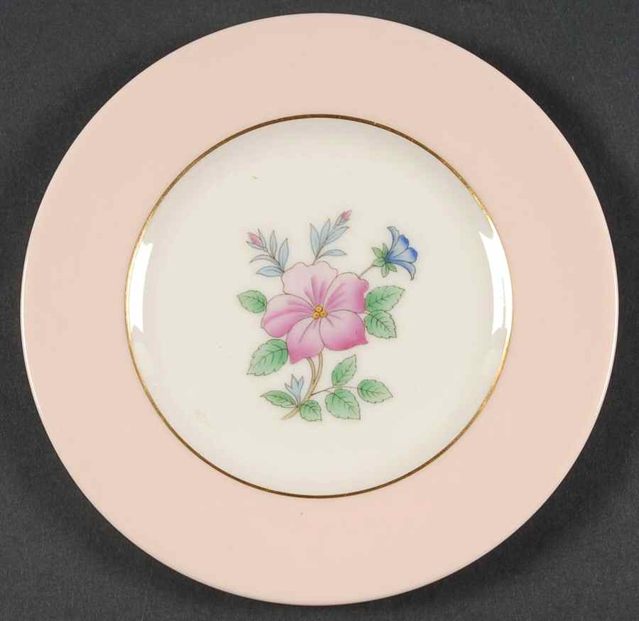 Corinne Pink Bread & Butter Plate by Lenox-1