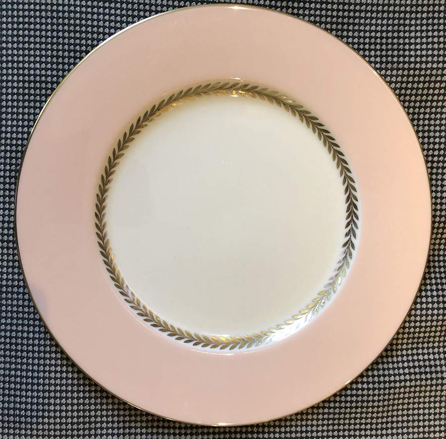 Imperial Pink Border Dinner Plate by Lenox-1