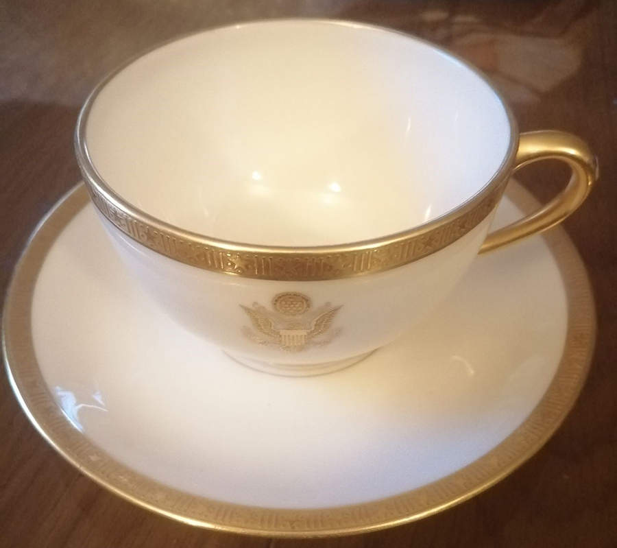P56 Footed Cup & Saucer Set by Lenox-1