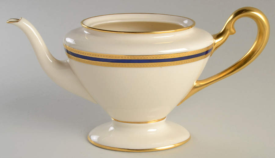 P72 Cobalt Blue Teapot No Lid by Lenox-1