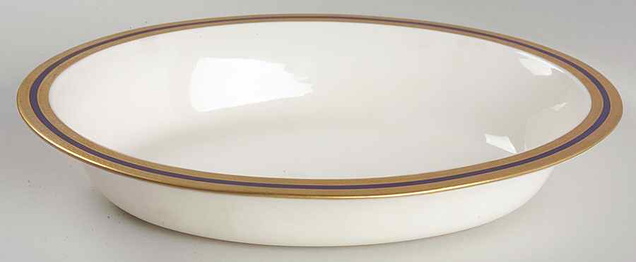 P72 Cobalt Blue 10" Oval Vegetable Bowl by Lenox-1
