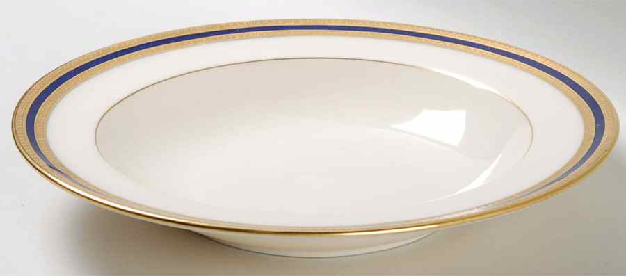 P72 Cobalt Blue Large Rim Soup Bowl by Lenox-1