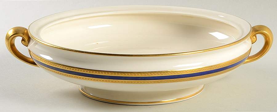 P72 Cobalt Blue Round Vegetable No Lid by Lenox-1