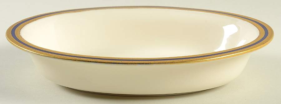 P72 Cobalt Blue 9" Oval Vegetable Bowl by Lenox-1