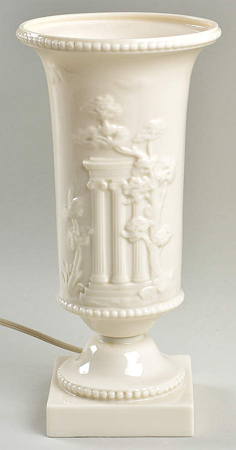 Pagoda 1 Piece Electric Lithophane Lamp by Lenox-1