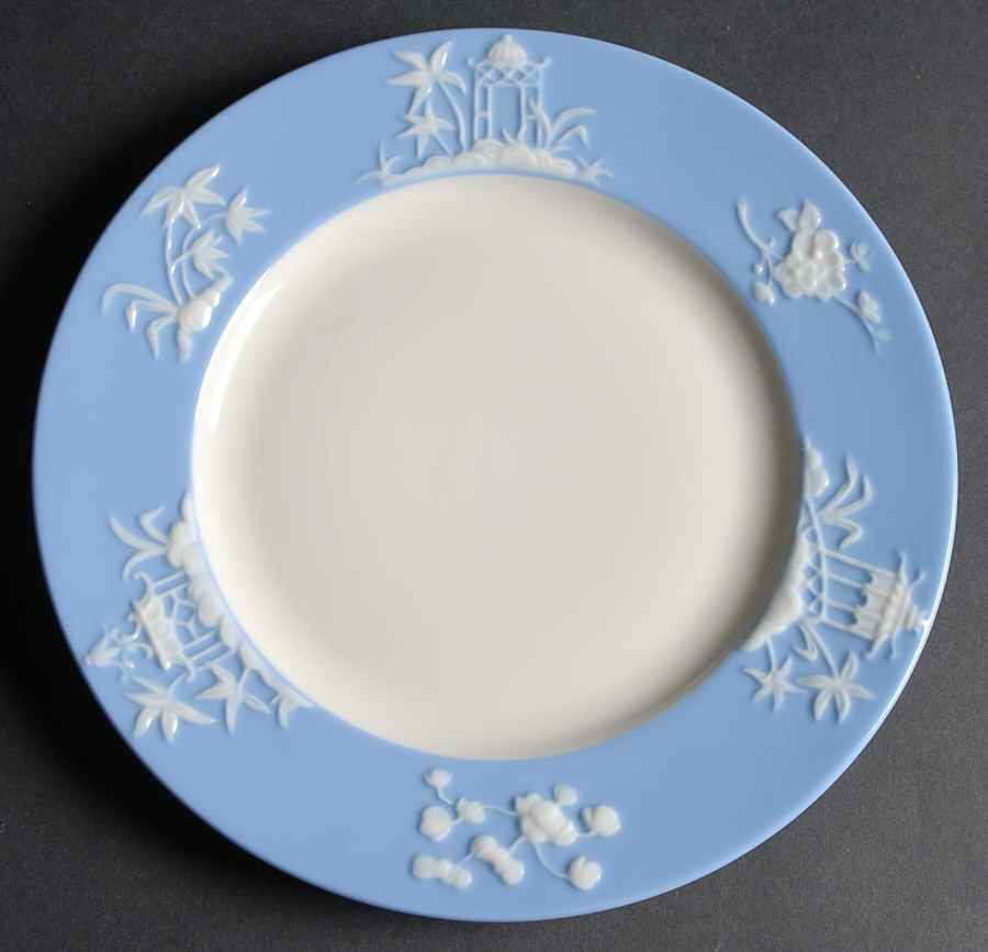 Pagoda Blue Luncheon Plate by Lenox-1