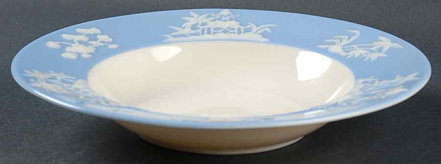 Pagoda Blue Rim Soup Bowl by Lenox-1