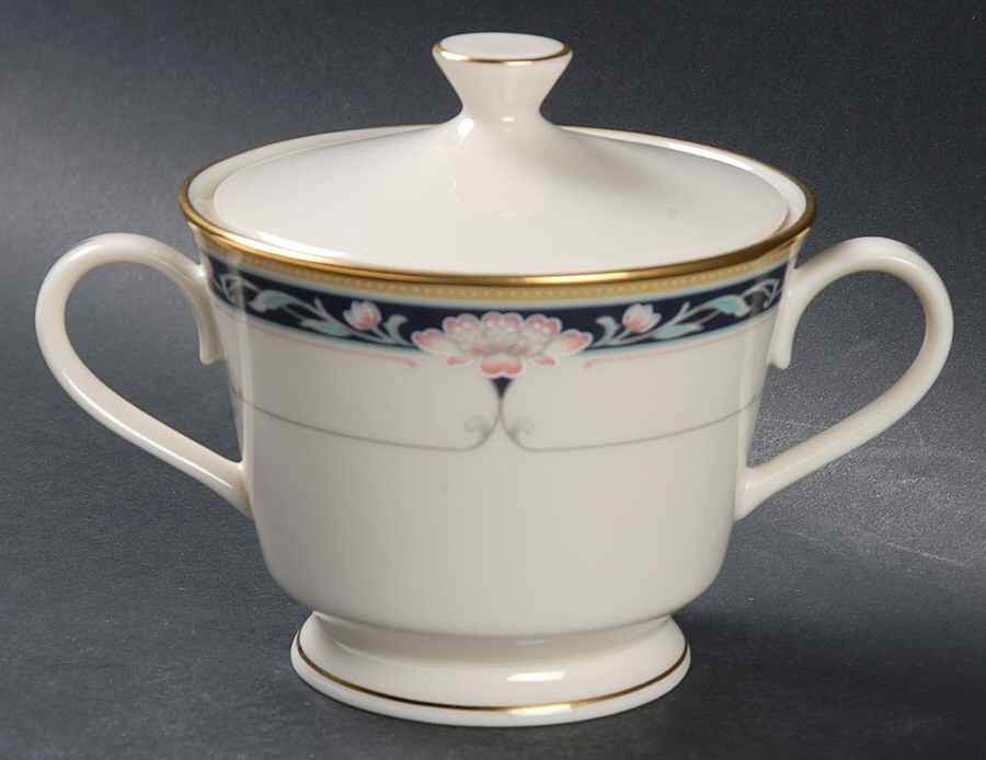 Palmyra Sugar Bowl & Lid by Lenox-1
