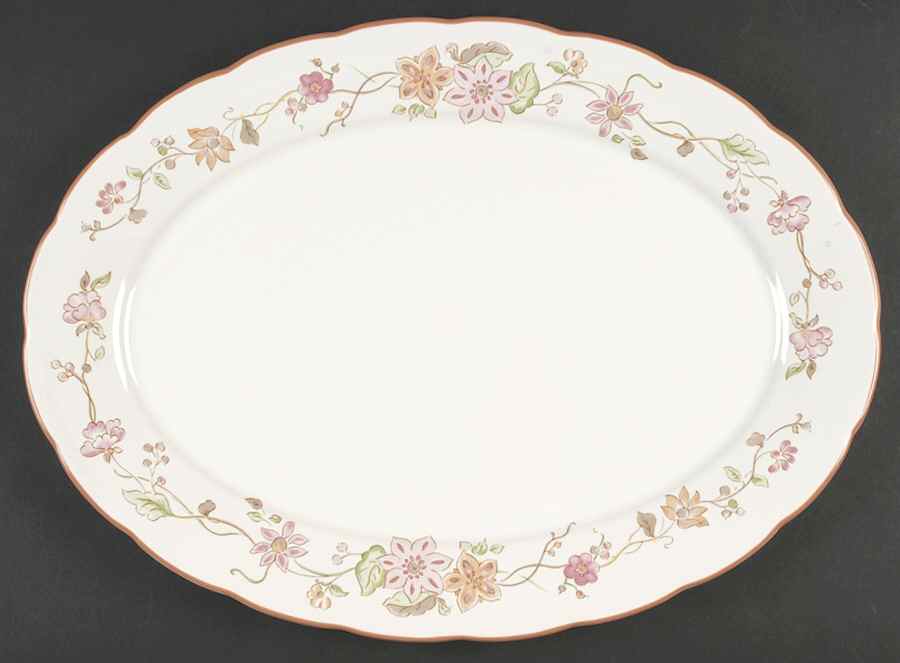Parasol 16" Oval Serving Platter by Lenox-1