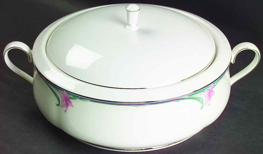 Patricia Round Covered Vegetable by Lenox-1