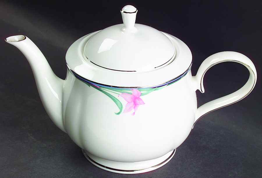 Patricia Teapot & Lid by Lenox-1