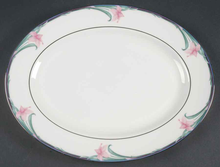 Patricia 13" Oval Serving Platter by Lenox-1