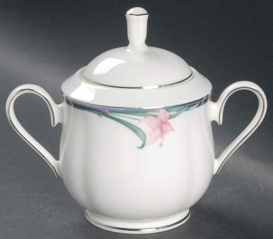 Patricia Sugar Bowl & Lid by Lenox-1