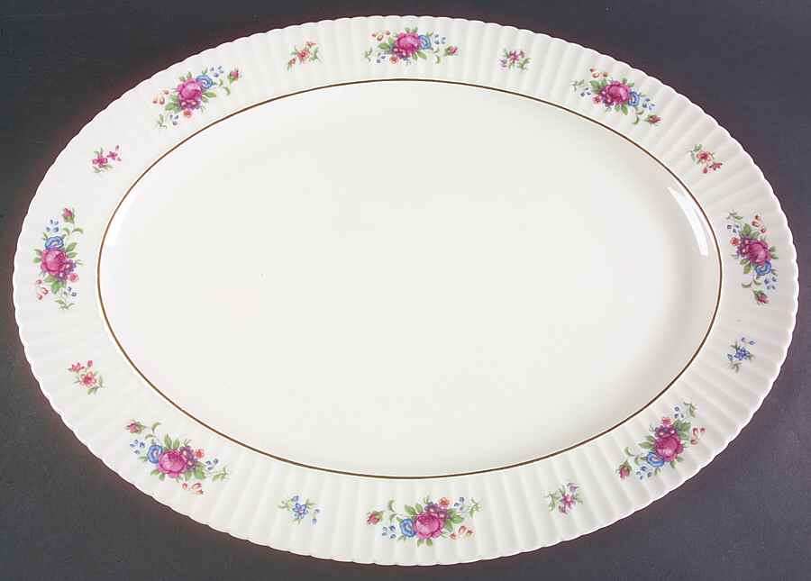 Pavlova 18" Oval Serving Platter by Lenox-1