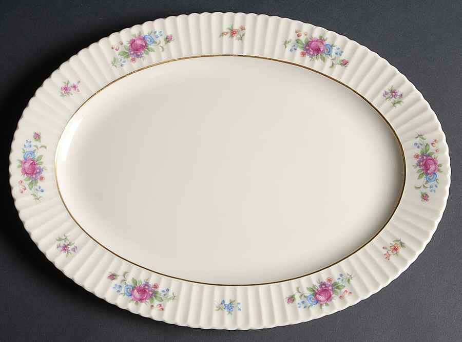 Pavlova 13" Oval Serving Platter by Lenox-1