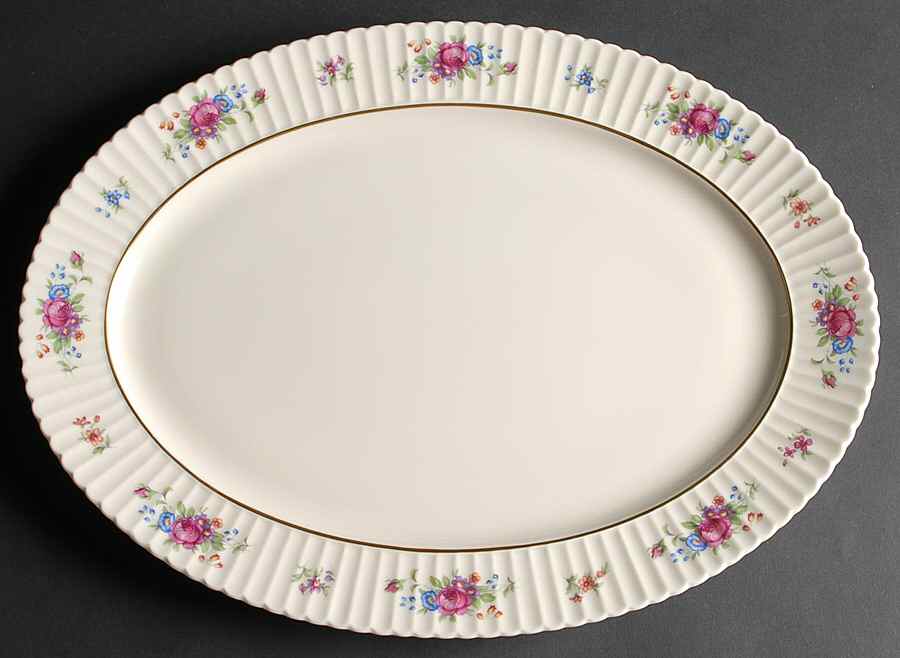 Pavlova 17" Oval Serving Platter by Lenox-1