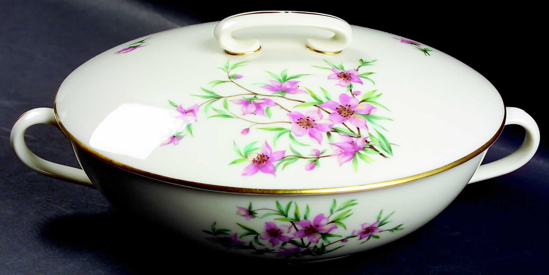 Peachtree Round Covered Vegetable by Lenox-1