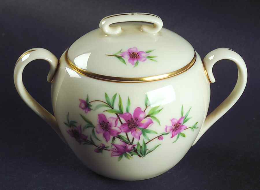 Peachtree Sugar Bowl & Lid by Lenox-1