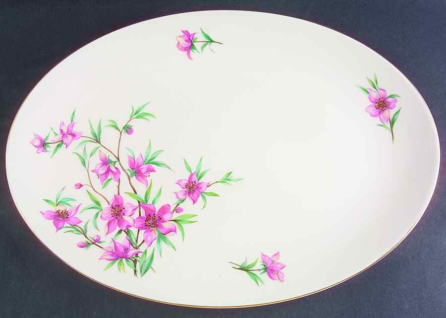 Peachtree 16" Oval Serving Platter by Lenox-1
