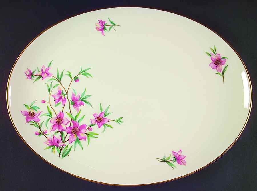 Peachtree 17" Oval Serving Platter by Lenox-1
