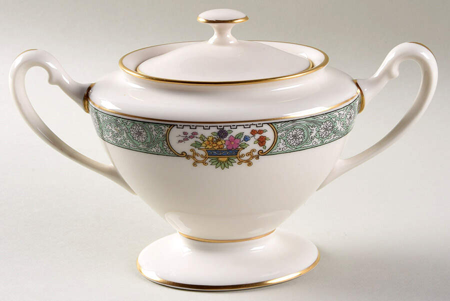 Peking Shape 743 Sugar Bowl & Lid by Lenox-1