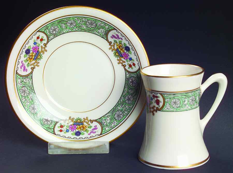 Peking Chocolate Cup & Saucer Set by Lenox-1