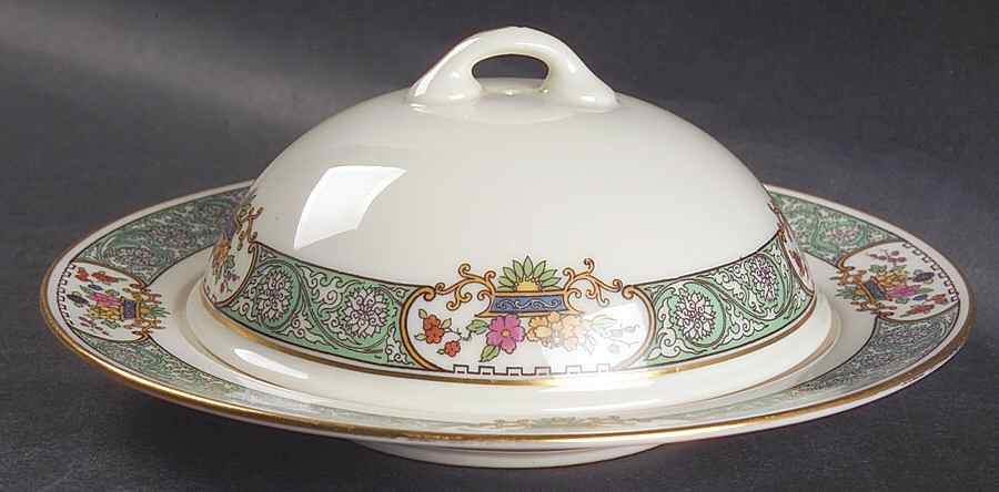 Peking Round Covered Butter by Lenox-1