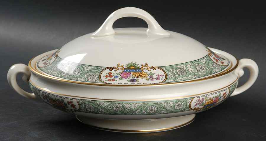 Peking Round Covered Vegetable by Lenox-1