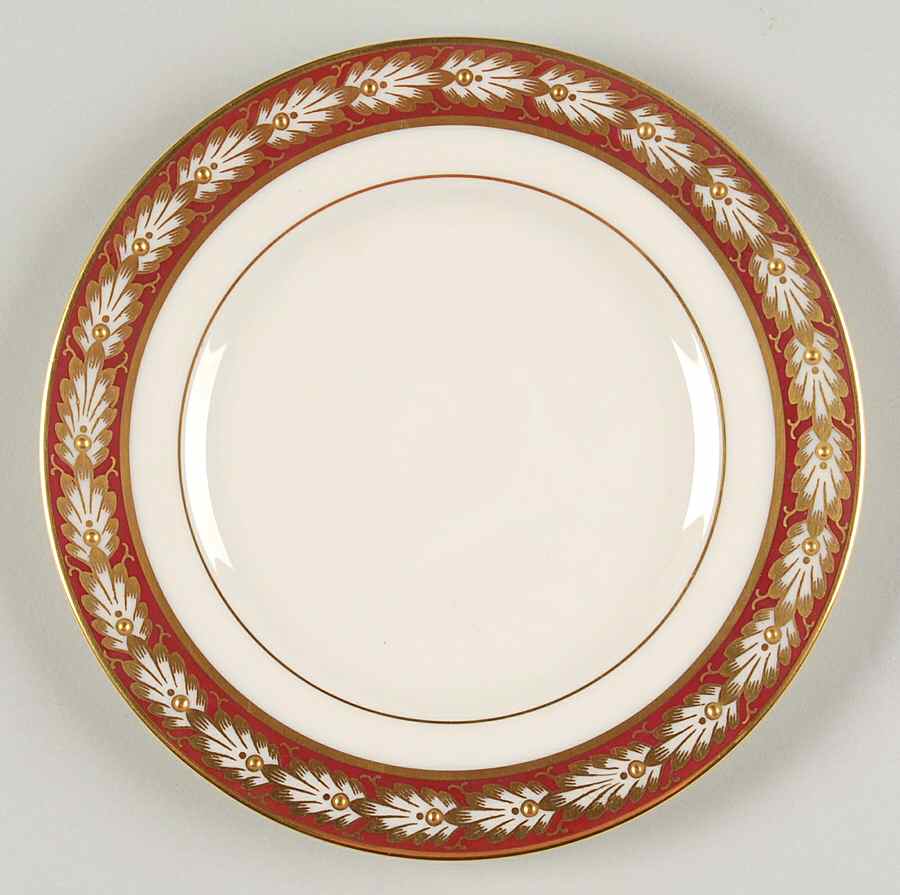Pembrook Maroon Bread & Butter Plate by Lenox-1