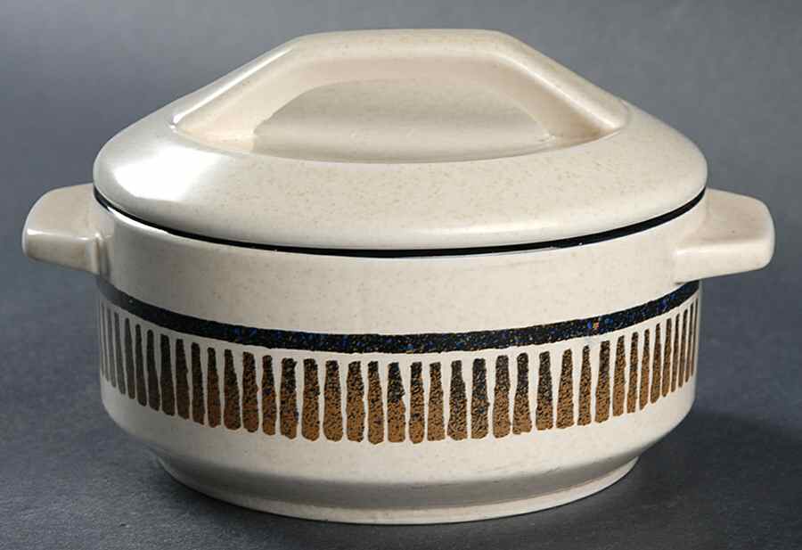 Percussion (Trim On Edge) Individual Casserole & Lid by Lenox-1