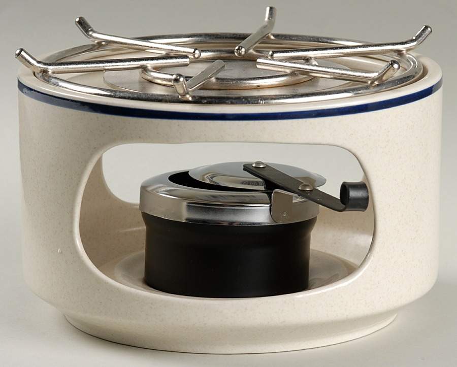 Percussion (Trim On Edge) Warmer Stand, Metal Rack & Burner by Lenox-1