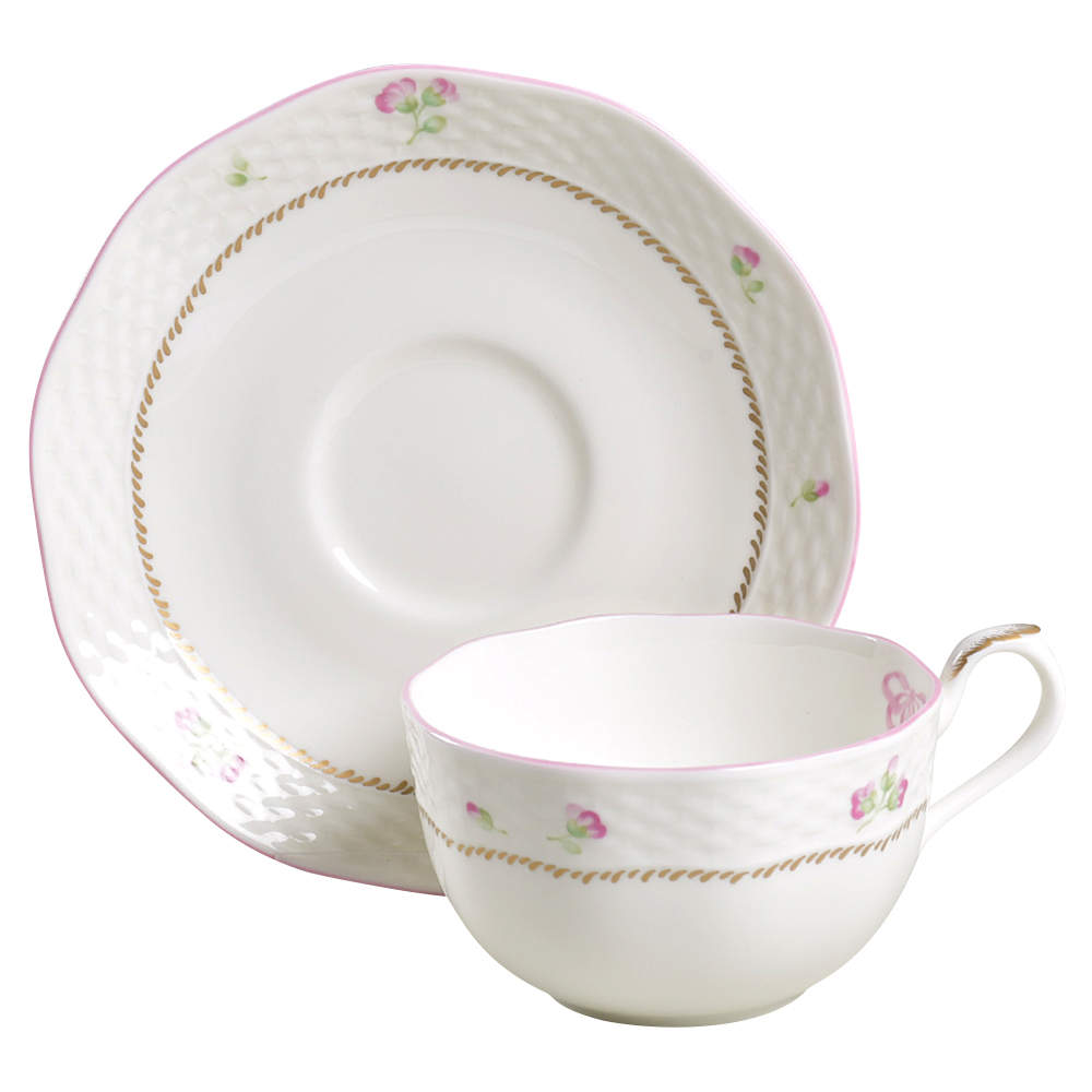 Petite Suite Flat Cup & Saucer Set by Lenox-1