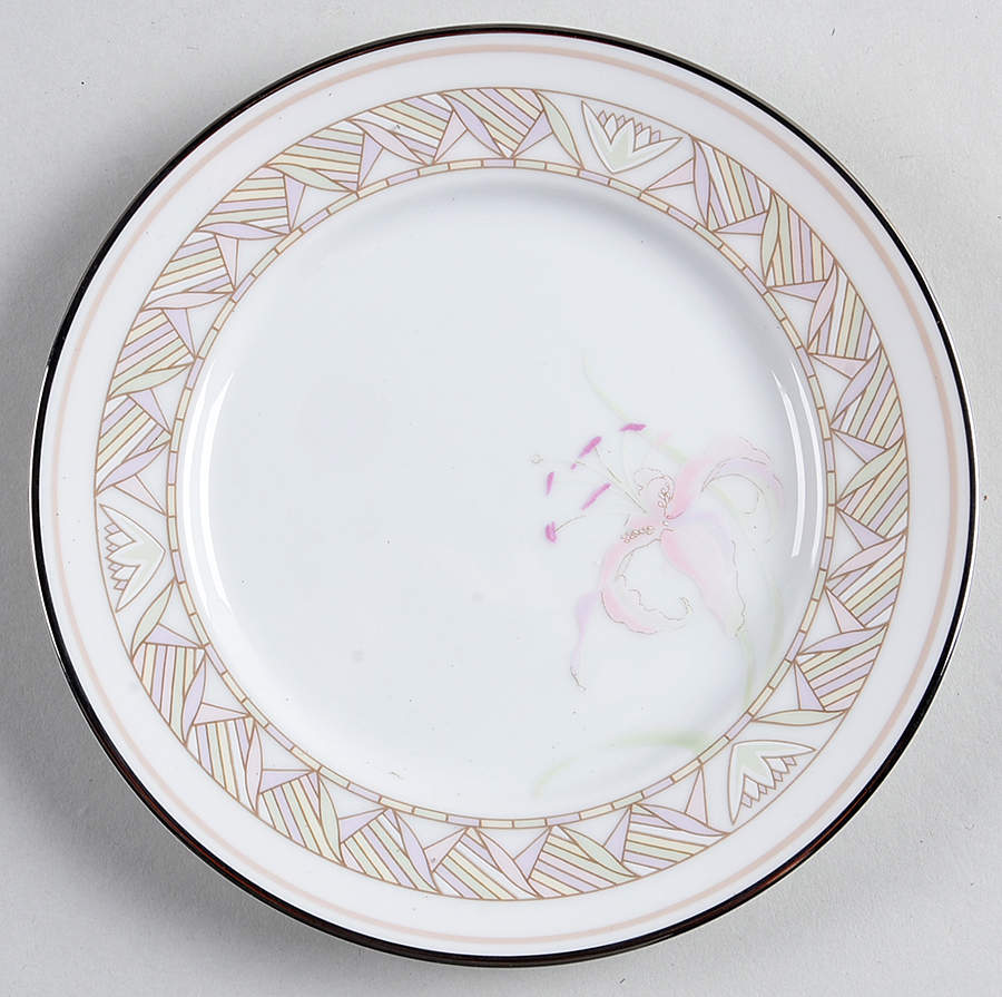 Pink Lily Bread & Butter Plate by Lenox-1