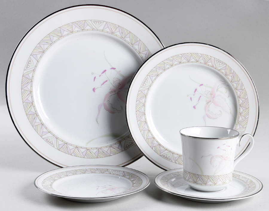 Pink Lily 5 Piece Place Setting by Lenox-1