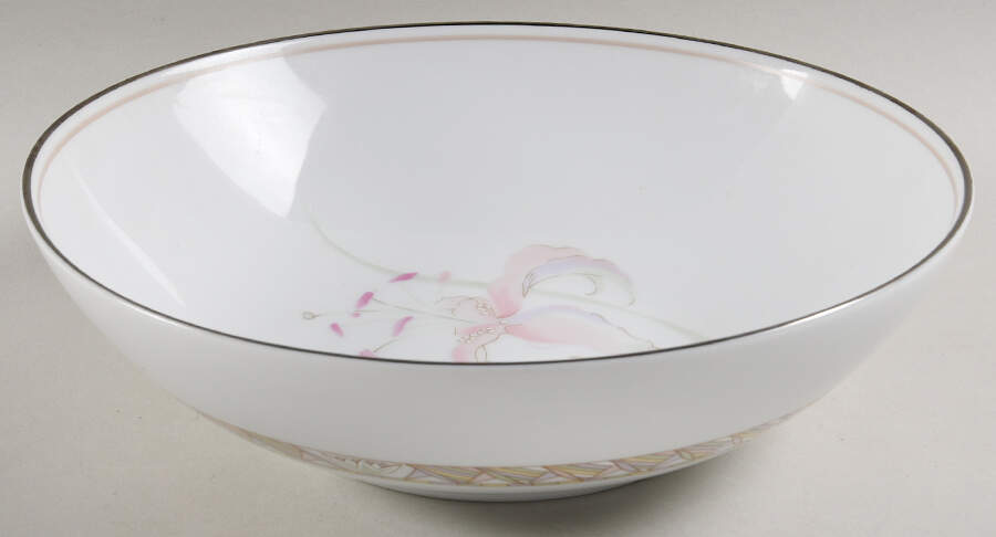 Pink Lily 8" Round Vegetable Bowl by Lenox-1