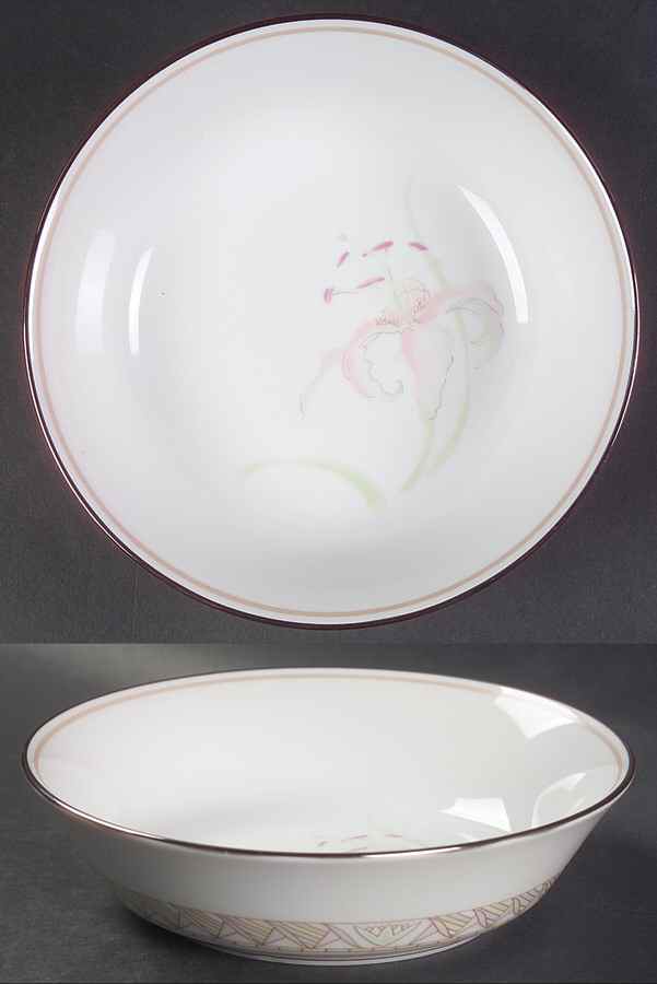 Pink Lily Coupe Soup Bowl by Lenox-1