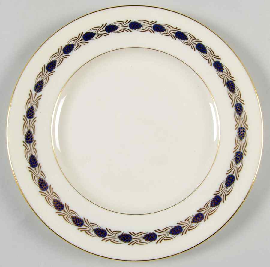 Pinehurst Cobalt Blue Luncheon Plate by Lenox-1