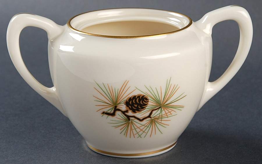 Pine Sugar Bowl No Lid by Lenox-1