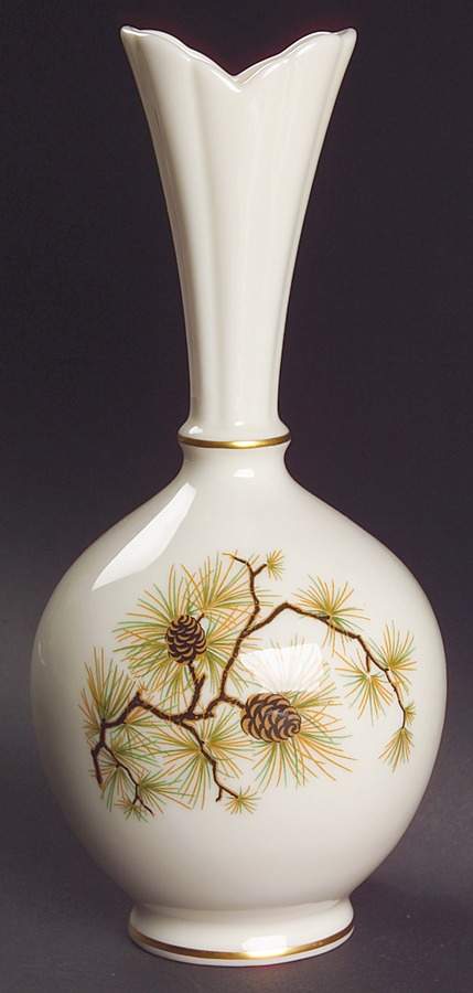 Pine High Vase (Bulbous) by Lenox-1