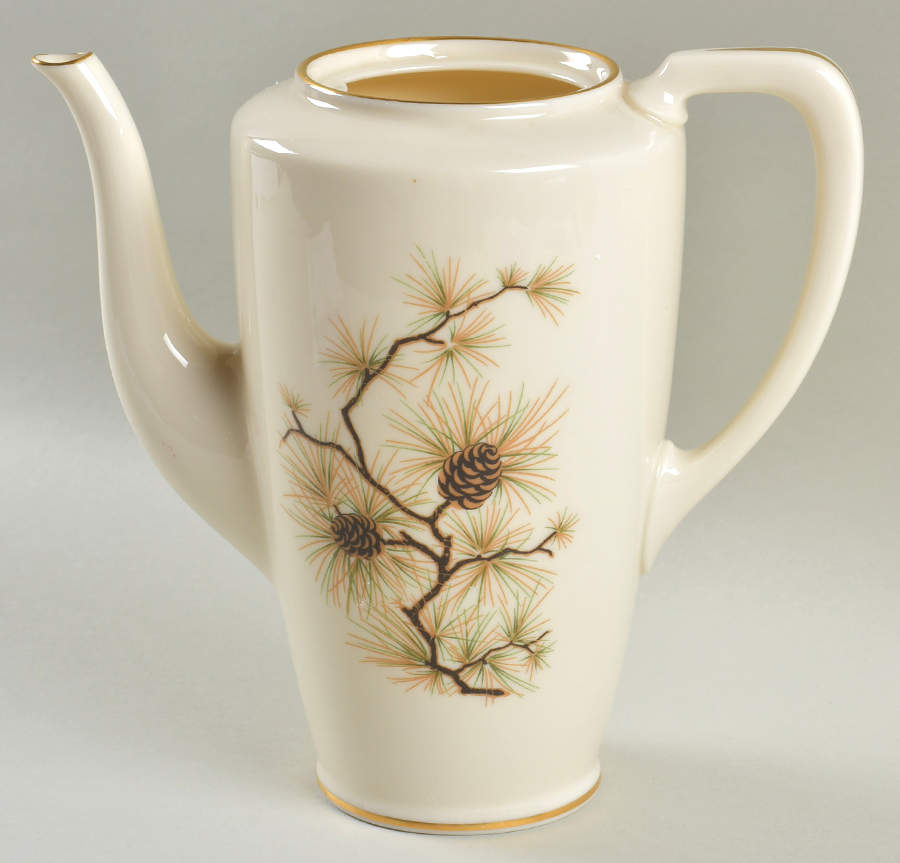Pine Coffee Pot No Lid by Lenox-1