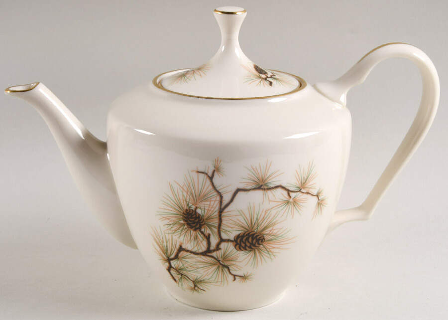 Pine Teapot & Lid by Lenox-1