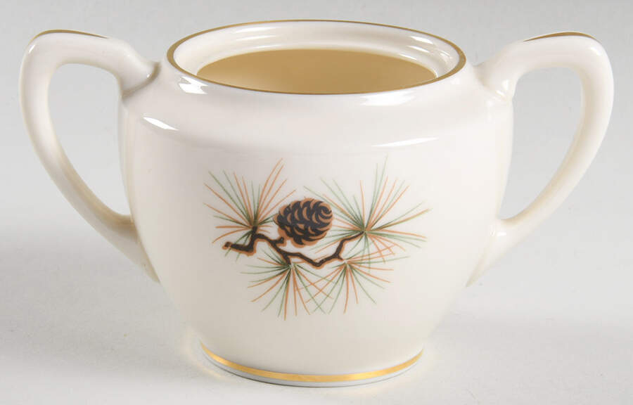 Pine Sugar Bowl No Lid by Lenox-1