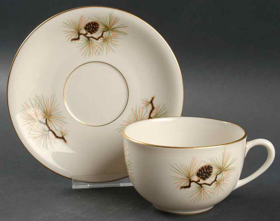 Pine Oversized Cup & Saucer Set by Lenox-1