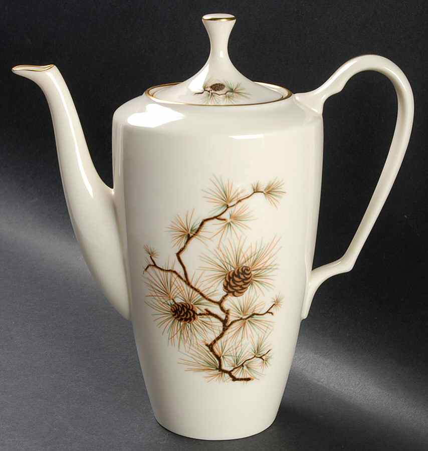 Pine Coffee Pot & Lid by Lenox-1