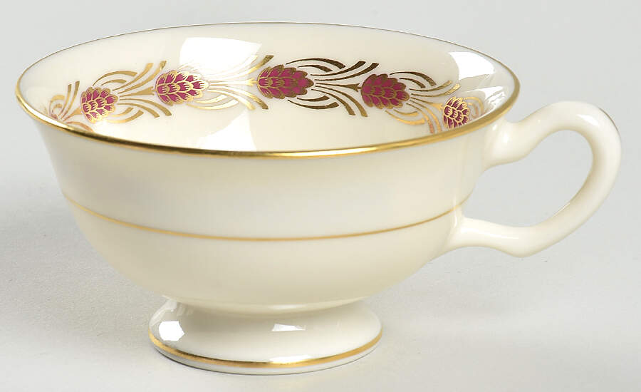 Pinehurst Maroon Footed Cup by Lenox-1